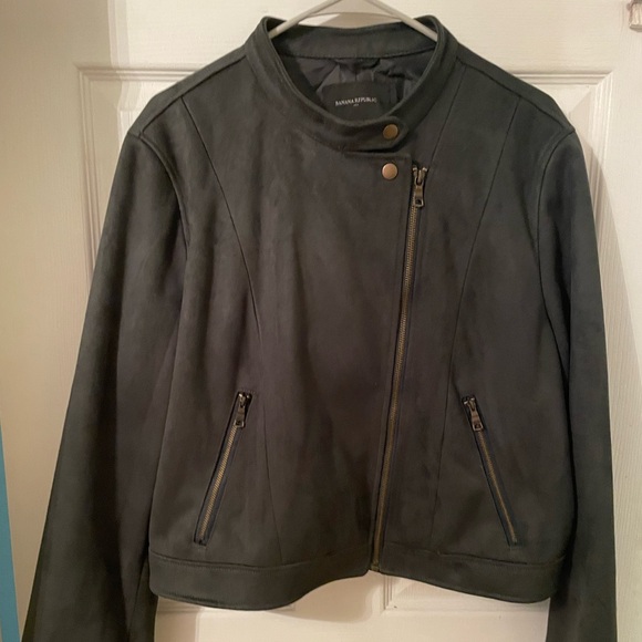 Banana Republic Faux Suede Jacket - Picture 1 of 4